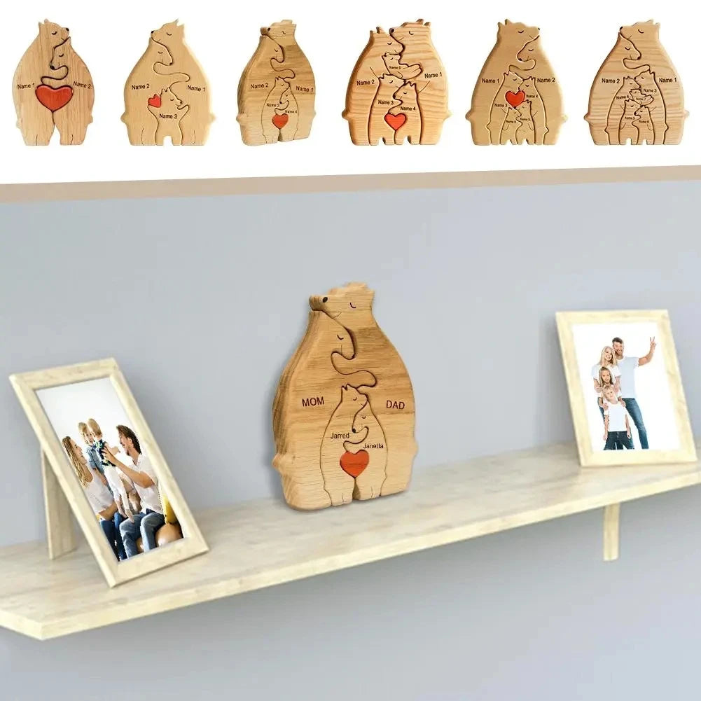 Puzzle d'art en bois