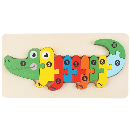 Puzzle enfant crocodile
