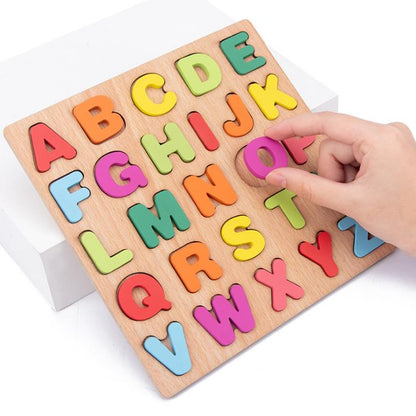 Puzzle en bois alphabet