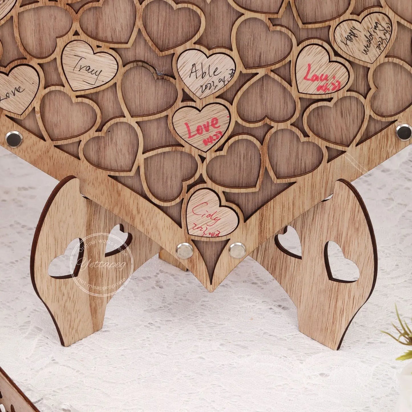 Puzzle en bois mariage