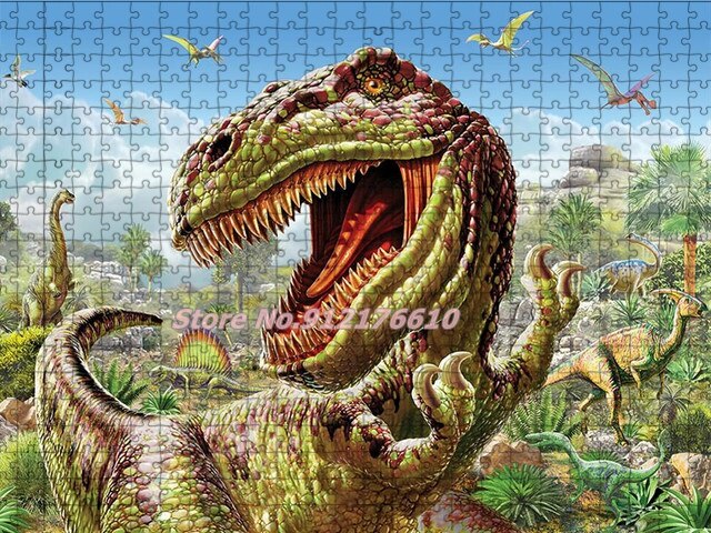 Puzzle dinosaure 500 pieces