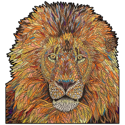 Puzzle lion majestueux