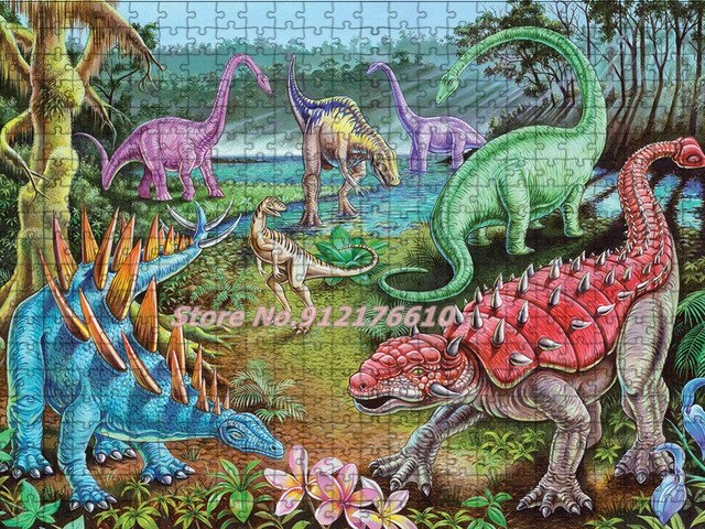 Puzzle dinosaure 500 pieces