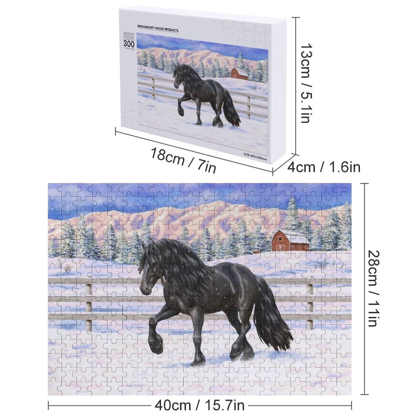 Puzzle cheval 300 pieces