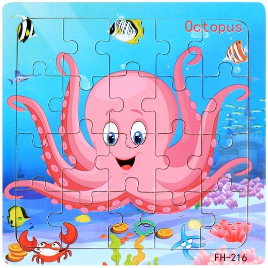 Puzzle pieuvre enfant