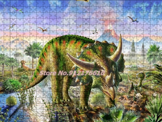 Puzzle dinosaure 500 pieces