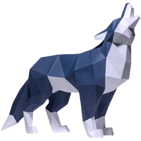 Puzzle papier loup