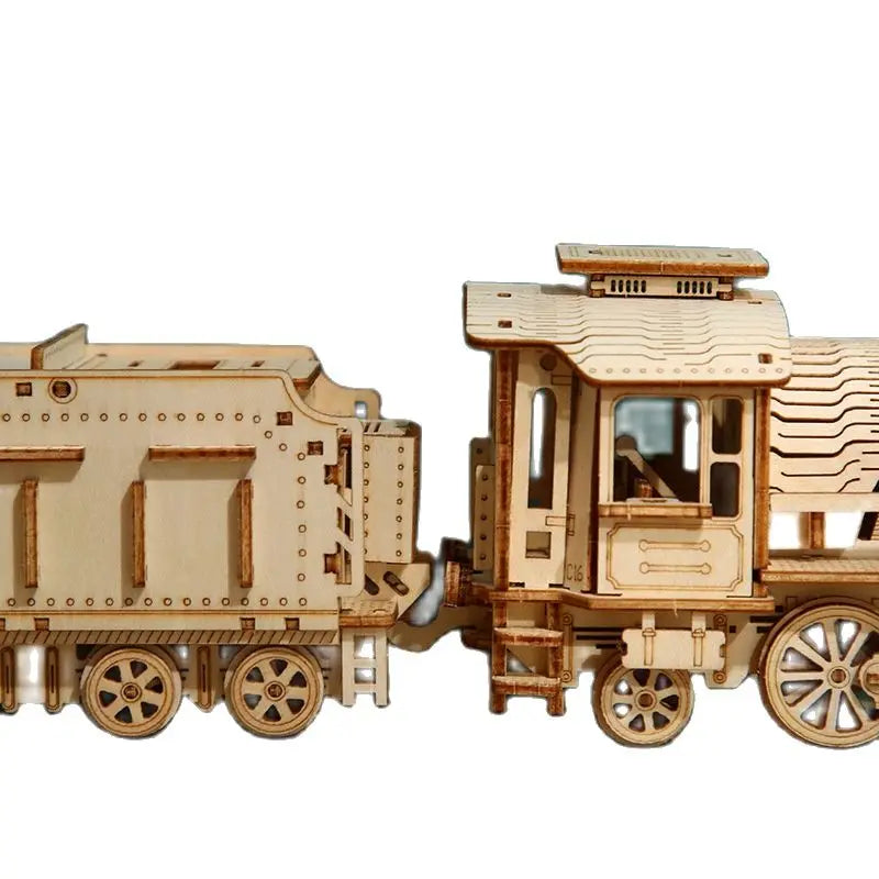 Puzzle en bois train