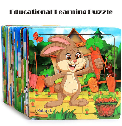 Puzzle lapin maternelle