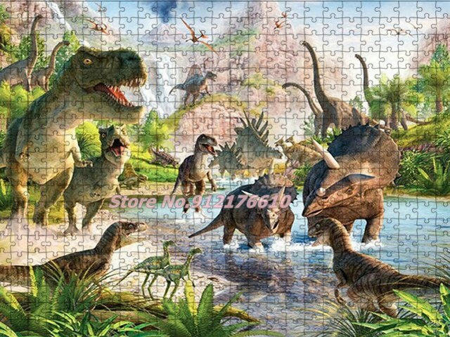 Puzzle dinosaure 500 pieces