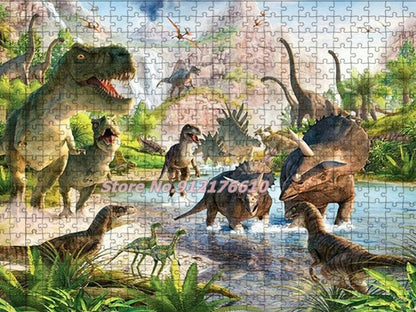 Puzzle dinosaure 500 pieces