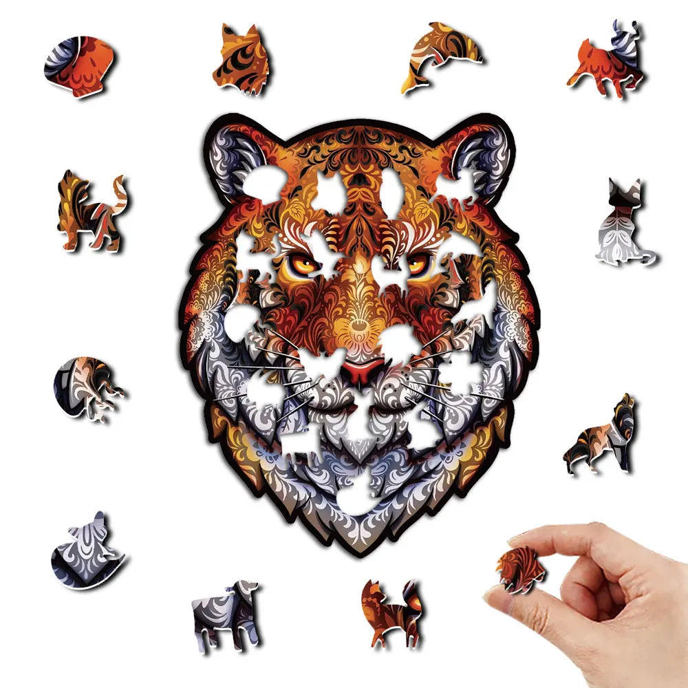 Puzzle animaux en bois 3d