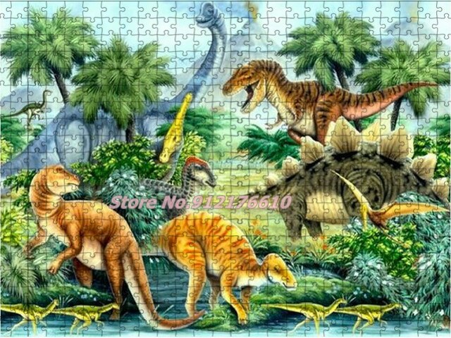 Puzzle dinosaure 500 pieces