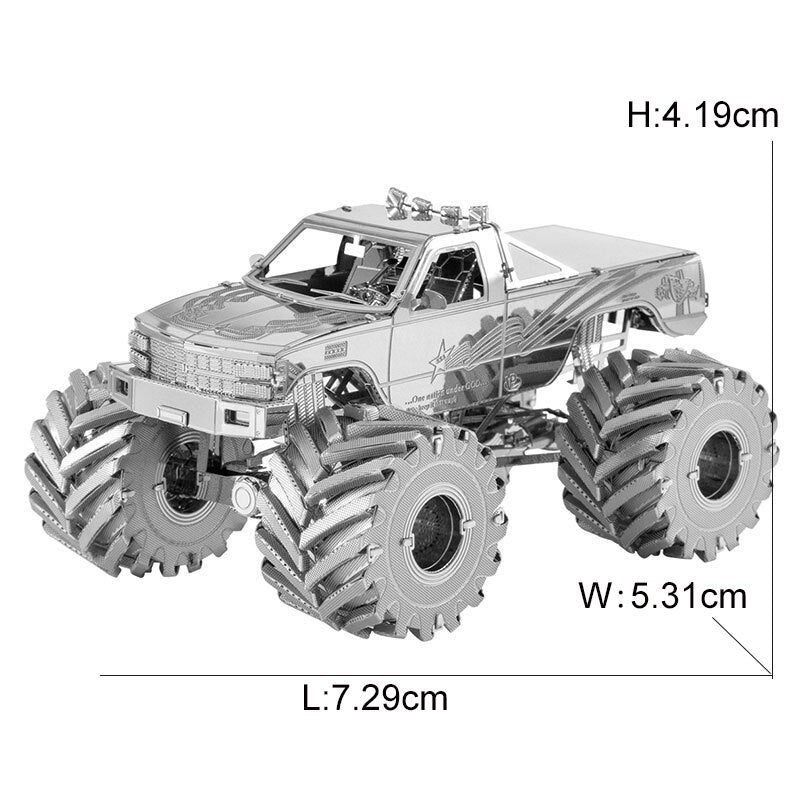 Puzzle monster truck