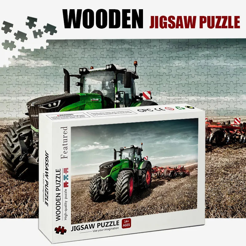 Puzzle tracteur adulte 1000 pieces