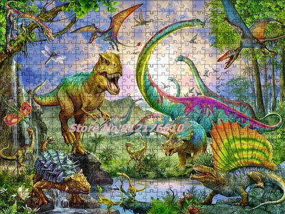 Puzzle dinosaure 500 pieces