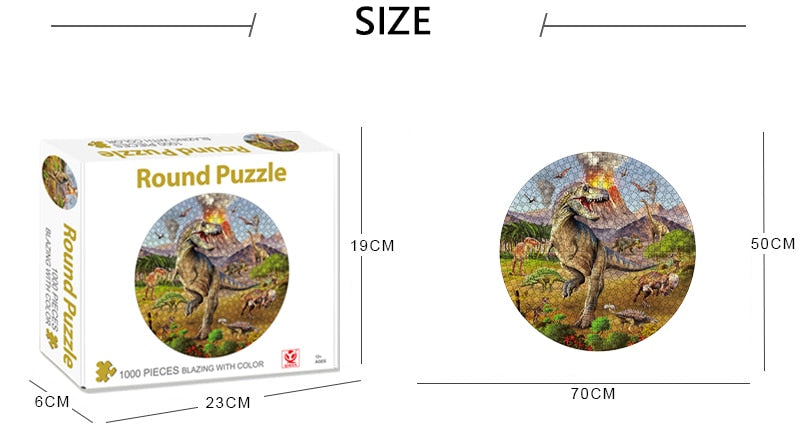 Puzzle dinosaure 1000 pieces