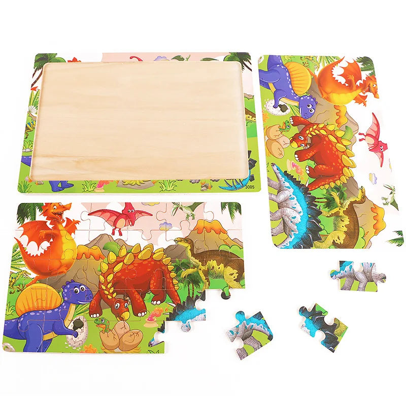 Puzzle en bois bebe