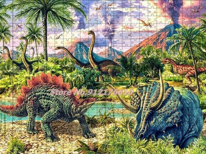 Puzzle dinosaure 500 pieces