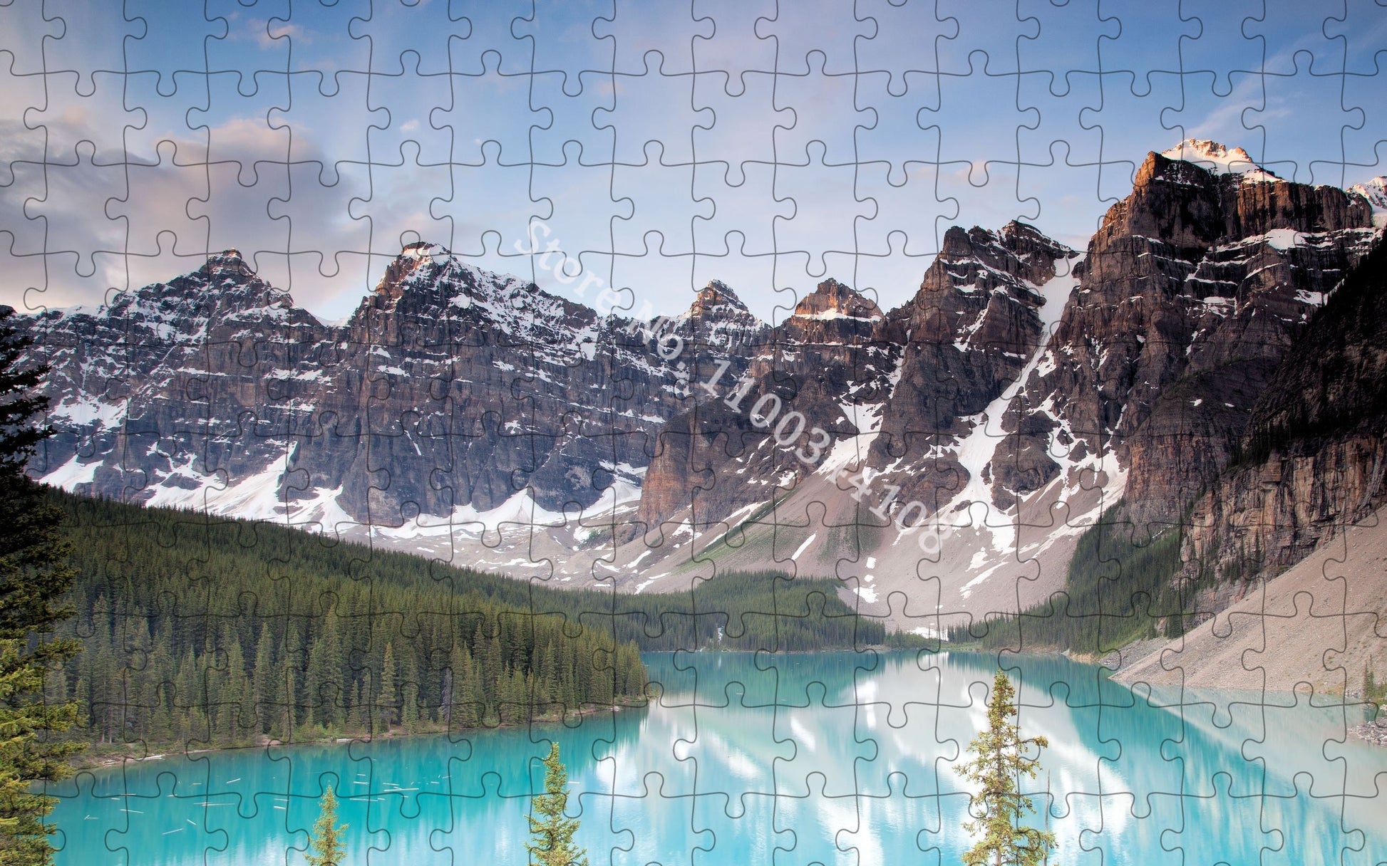 Puzzle montagne hiver