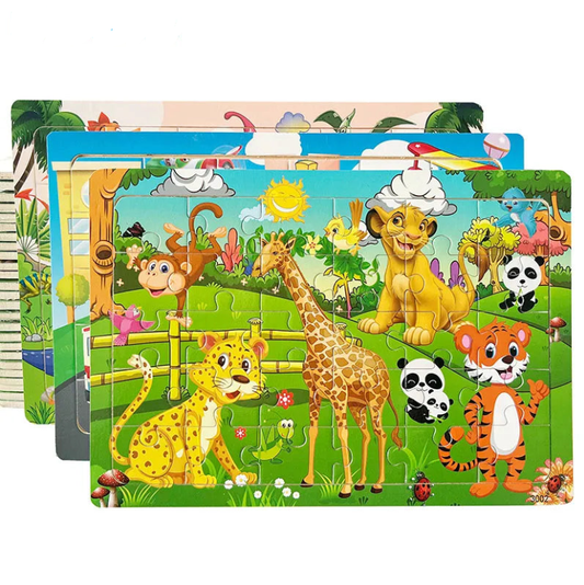 Puzzle en bois bebe