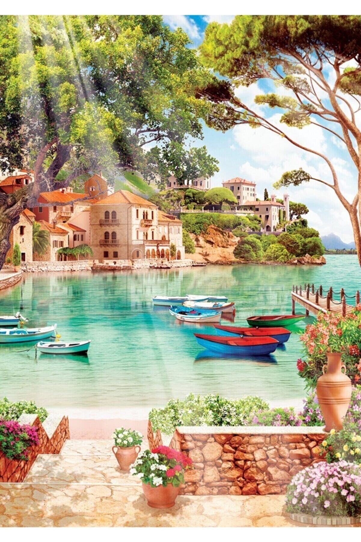 Puzzle paysage bateau