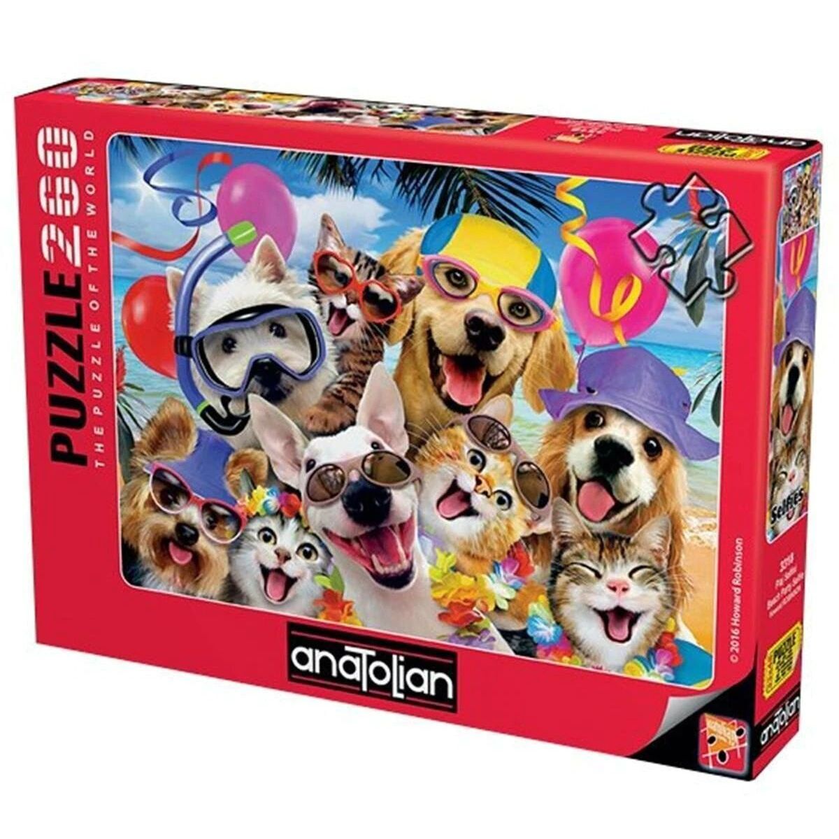 Puzzle tête animaux