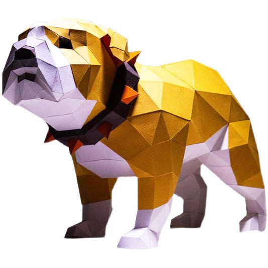 Puzzle 3d bouledogue