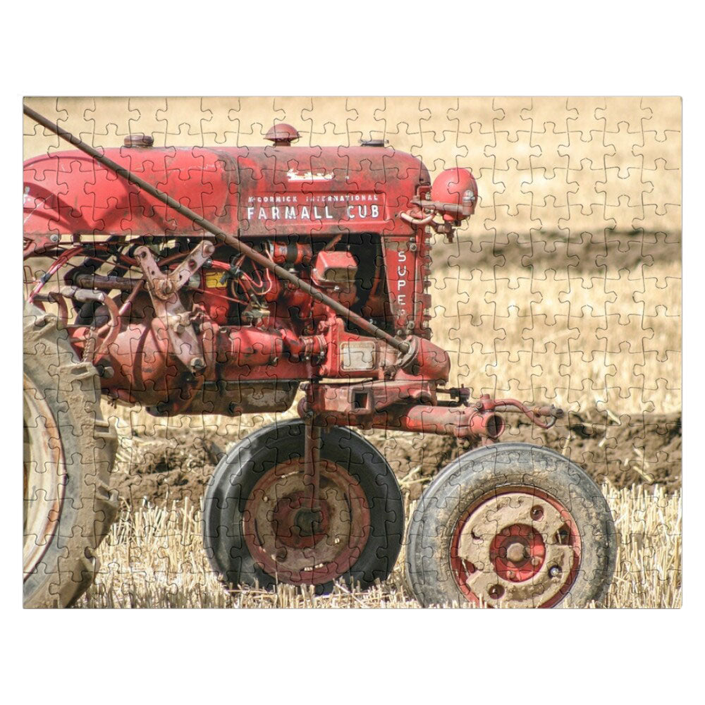 Puzzle ancien tracteur