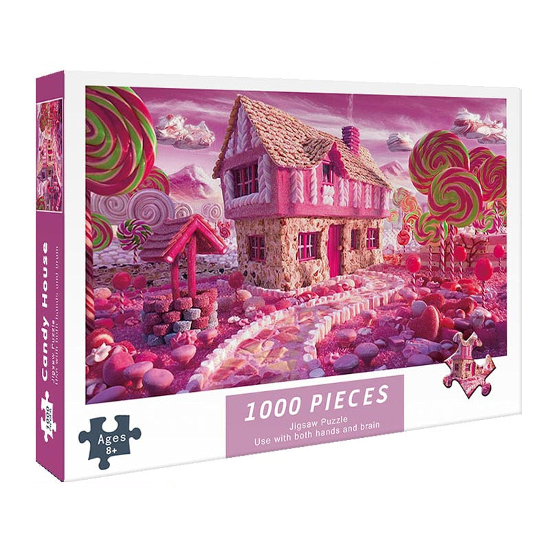 puzzle rose sucre